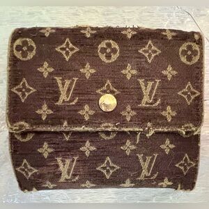 Louis Vuitton Denim Brown Monogram Wallet